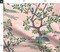 Chinoiserie Pink Botanical Nature Oranges Lemons Birds Custom Printed Fabric by Spoonflower Various Fabrics by the Yard or Fat Quarter